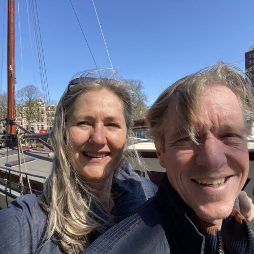 Judith de Bruijn en Paul Wijk in Groningen